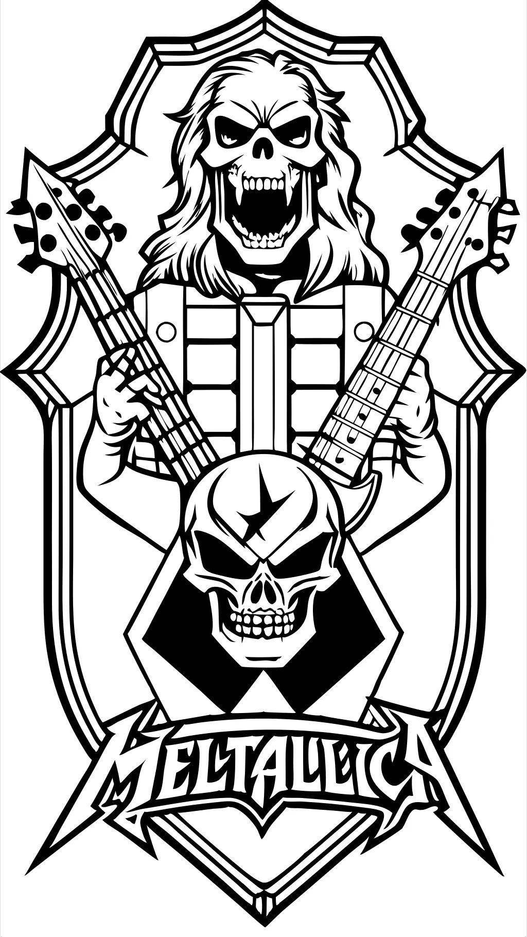 metallica coloring pages